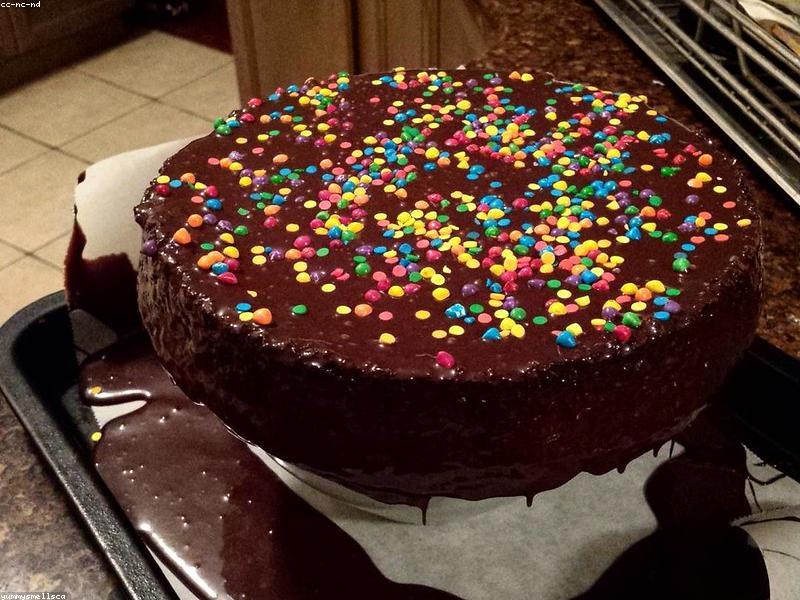 کیک شکلاتی خانگی