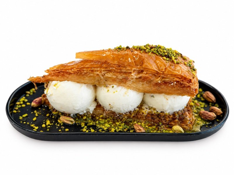 هاویج پسته با بستنی