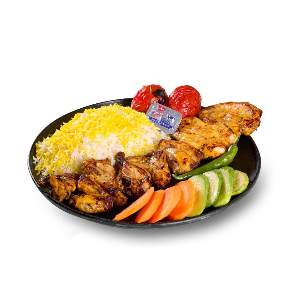 چلوجوجه با استخوان