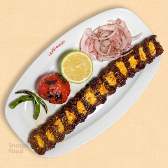 خوراک کباب لقمه نگین دار