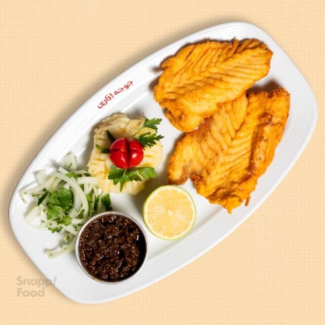 خوراک فیله ماهی جاش سرخ شده