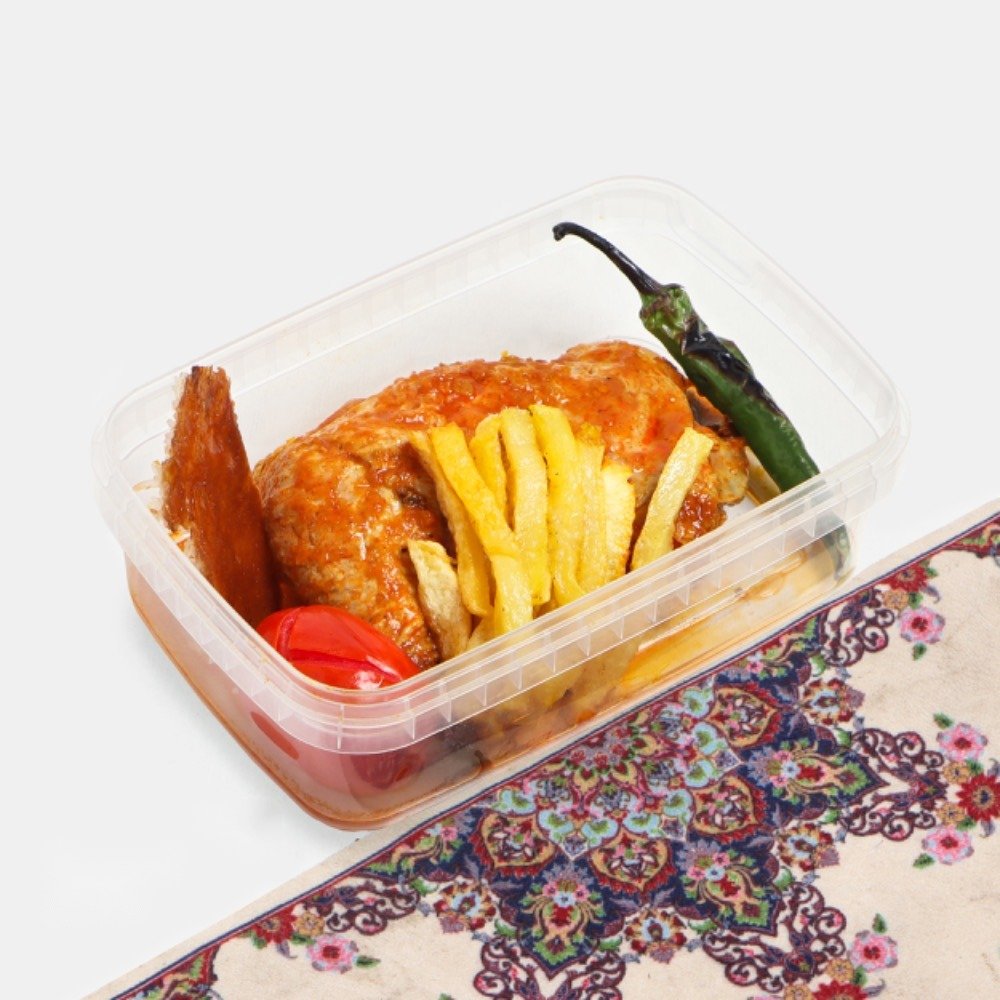 خوراک مرغ سرخ شده