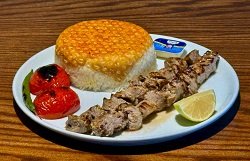 چلو چنجه 2 سیخ مخصوص