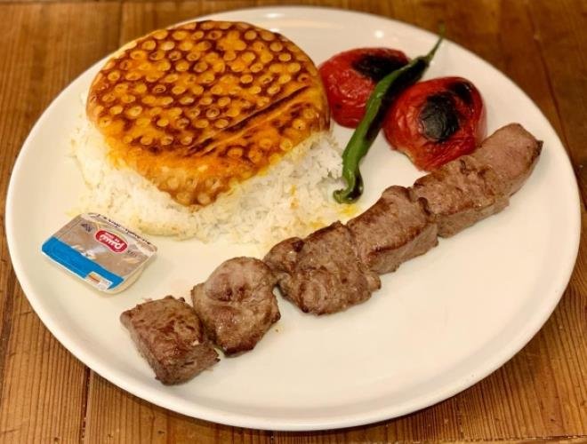 چلو کباب چنجه