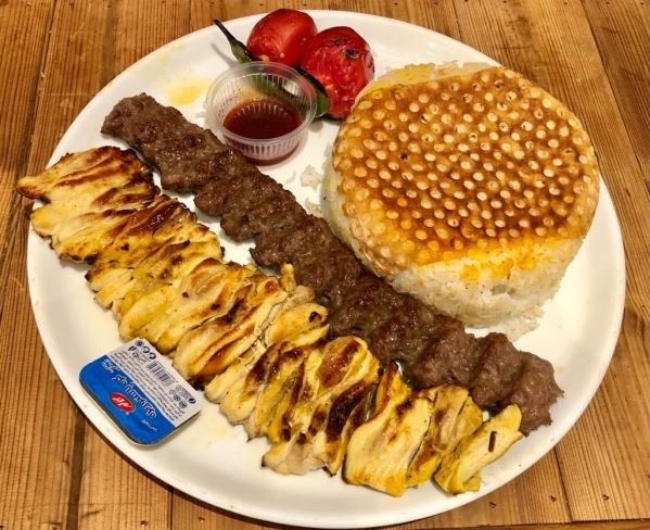 چلو کباب وزیرى (ران)