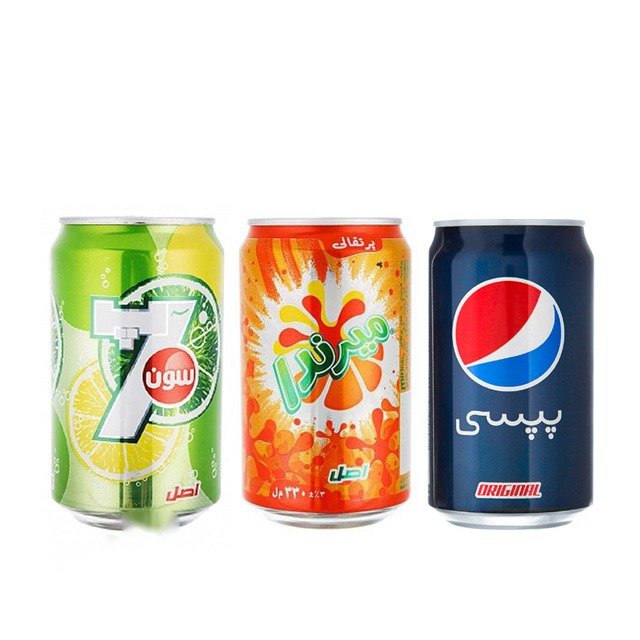 نوشابه قوطی اورجینال
