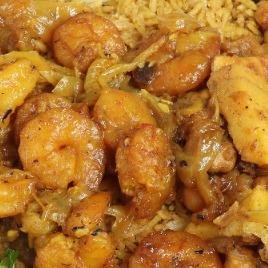 خوراک میگو دو پیازه