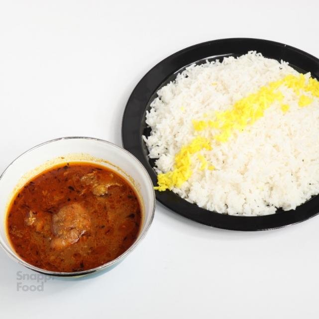 چلو خورشت مرغ جنوبی