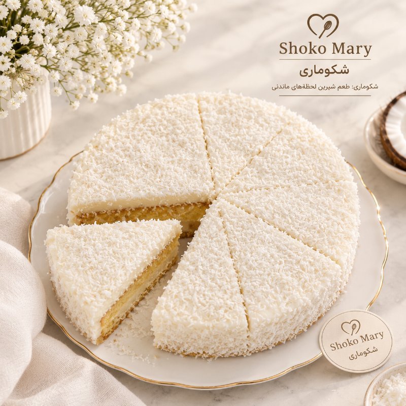 چیز کیک برفی